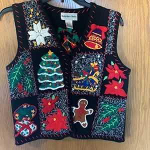 Ugly Christmas sweater vest